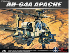 12262 Academy 1/48 Вертолет AH-64A Apache
