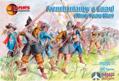 MR72039 MARS 1/72 Фигуры French infantry&Guard (Thirty Years War)