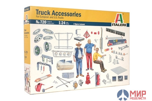 0720 Italeri автомобиль  TRUCK ACCESSORIES (1:24)