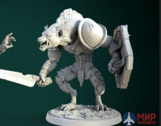 SSI05 The Small Snake Inn Миниатюра "Гнолл с секирой и щитом" 32 мм