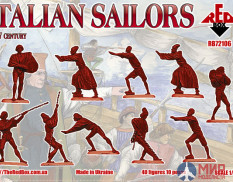 RB72106 Red Box 1/72 16-17th Century Italian Sailors Set 2