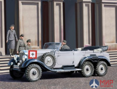 35531 ICM 1/35 Германский автомобиль Mercedes Benz G4 (1939) с пассажирами