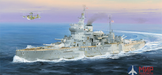 05325 Trumpeter 1/350 Корабль HMS Warspite Battleship
