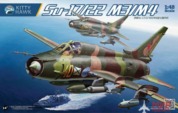 KH80144 Kitty Hawk 1/48 Самолет Su-17/22 M3/M4