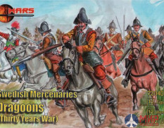 MR72040 MARS 1/72 Фигуры Swedish Mercenaries Dragoons