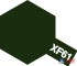 81761 Tamiya XF-61 DARK GREEN краска акрил матовая 10мл