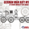 UA72119 Modelcollect German MAN KAT1M1001 8*8 HIGH-Mobility off-road truck