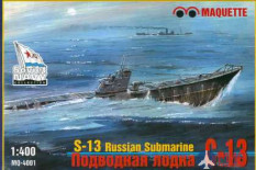 MQ 4001 Макет (MSD) 1/400 Подводная лодка С-13