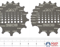 3908 JAS Скрайбер цилиндрических поверхностей и формирования головок болтов и гаек 2 шт.