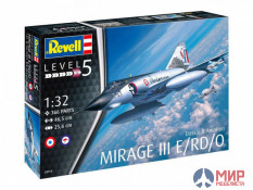 03919 REVELL ФРАНЦУЗСКИЙ МНОГОЦЕЛЕВОЙ ИСТРЕБИТЕЛЬ ДАССО МИРАЖ III (1:32)