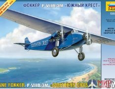 7233 Звезда 1/72 Самолет Fokker F-VIIB/3M "Южный крест"