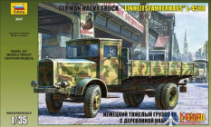 3647 Звезда 1/35 Немецкий тяжелый грузовик с деревянной кабиной L 4500