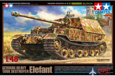 32589 Tamiya 1/48 Немецкое противотанковое самоходное орудие Elefant с одной фигурой