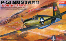 12401 Academy 1/72 Самолет P-51 MUSTANG Сев. Африка+джип