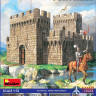 72033 MiniArt наборы для диорам  ASSAULT OF MEDIEVAL FORTRESS  (1:72)