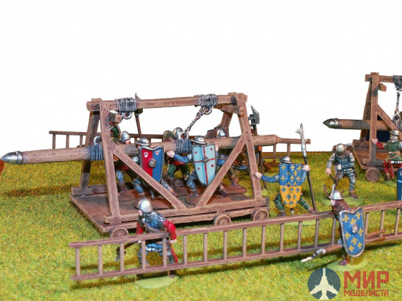 72033 MiniArt наборы для диорам  ASSAULT OF MEDIEVAL FORTRESS  (1:72)