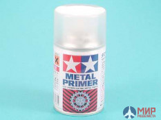 87061 Tamiya Грунтовка-спрей для металла 100 мл. Metal Primer