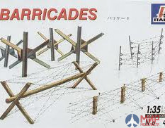 0401 Italeri 1/35 Ограждения BARRICADES