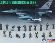 36005 Hasegawa 1/48 Пилоты ВВС США PILOT/GROUNDER