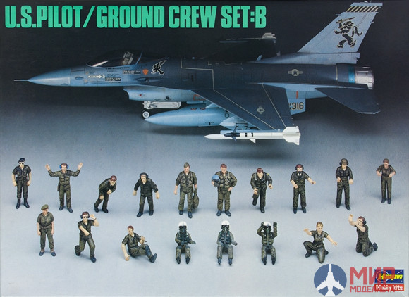 36005 Hasegawa 1/48 Пилоты ВВС США PILOT/GROUNDER