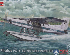 ROD445 Roden 1/48 Самолет Pilatus PC-6 B2/H4 Turbo Porter Floatplane