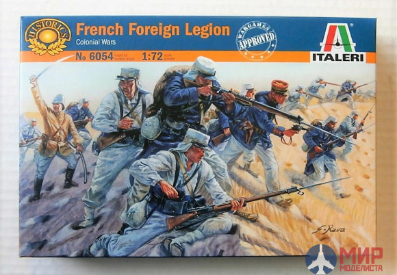 6054 Italeri фигуры FRENCH FOREIGN LEGION (1:72)