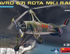41008  MiniArt  вертолет AVRO 671 ROTA MK.I RAF  (1:35)