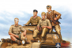 84409 Hobby Boss фигуры  German Tropical Panzer Crew  (1:35)