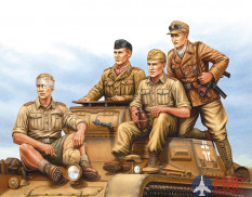84409 Hobby Boss фигуры  German Tropical Panzer Crew  (1:35)