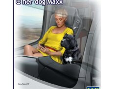 MB24045 Master Box Фигуры, Пассажирка Трака Джони (Lookout) Джонсон & и ее пес Макс