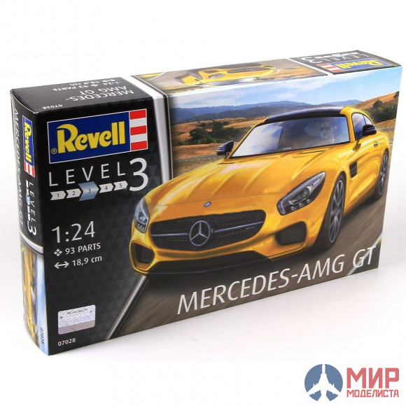 07028 Revell автомобиль  Mercedes AMG GT  (1:24)