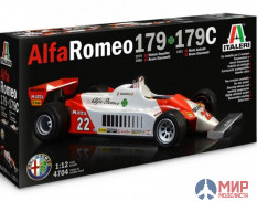 4704 Italeri   автомобиль ALFA ROMEO 179 - 179C  (1:12)