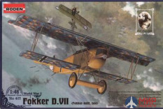 ROD417 Roden 1/48 Самолет FOKKER D.VII (FOKKER-BUILT, LATE)