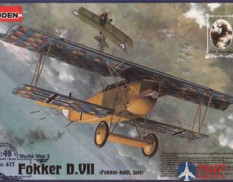 ROD417 Roden 1/48 Самолет FOKKER D.VII (FOKKER-BUILT, LATE)