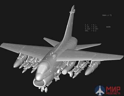 80344 Hobby Boss самолёт  A-7D Corsair II  (1:48)