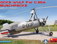 41012  MiniArt  вертолет FOCKE-WULF FW C.30A HEUSCHRECKE. EARLY PROD  (1:35)