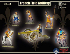 MR72044 MARS 1/72 Фигуры French Field Artillery (XVII century)