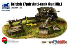 CB35024 Bronco Models British 17odr Anti-tank gun Mk.1