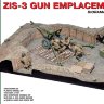 36058 MiniArt пушка ZIS-3 GUN Emplacement (1:35)