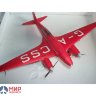 187 Бумажное моделирование Спортивный самолёт  "DH-88 "Comet" 1/33