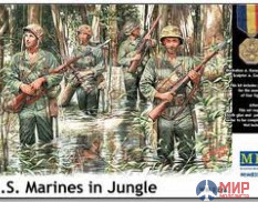 MB3589 Master Box 1/35 Морские пехотинцы США в джунглях, 2МВ