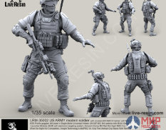 LRM35002 LiveResin Современный солдат армии США 1/35