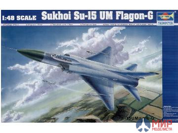 02812 Trumpeter 1/48 Самолет SU-15 UM (Flagon G)