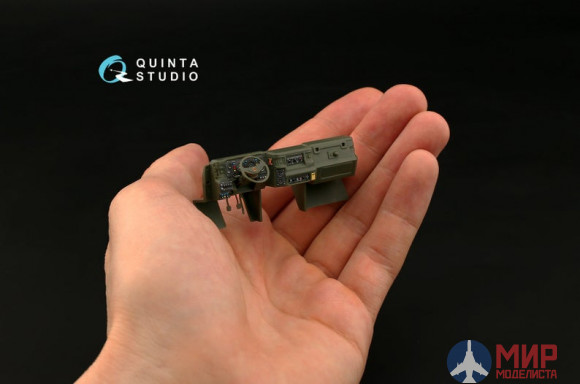QD35009 Quinta Studio 1/35 3D Декаль интерьера кабины для семейства ГАЗ Тигр (для модели Meng)
