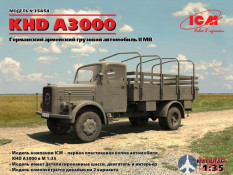 35454 ICM 1/35 KHD A3000, Германский армейский грузовой автомобиль ІІ МВ