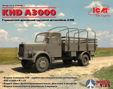 35454 ICM 1/35 KHD A3000, Германский армейский грузовой автомобиль ІІ МВ