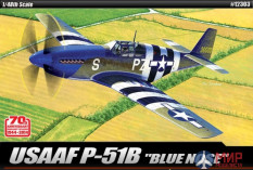 12303 Academy 1/48 Самолёт USAAF P-51B "Anniv. 70 Normandy invasion 1944"