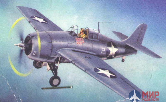 80220 Hobby Boss самолёт F4F-4 Wildcat 1/72