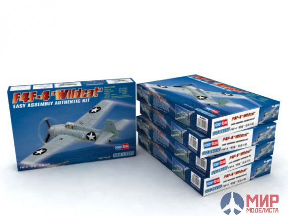 80220 Hobby Boss самолёт F4F-4 Wildcat 1/72