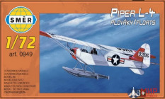 0949 Smer Авиация  Piper L-4 PLOVAKY/FLOATS  (1:72)